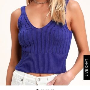 Lulus Knit Crop Top